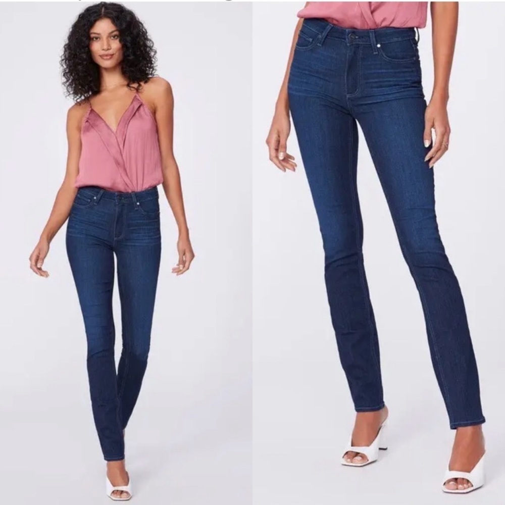 Paige Hoxton Skinny High-Rise Jeans in Mika Wash - Size 26